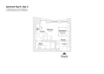 Wohnung (23.0 m²) zur Miete in Berlin (Société, Wielandstraße 26, 10707 Berlin, Germany) - immosurf.de