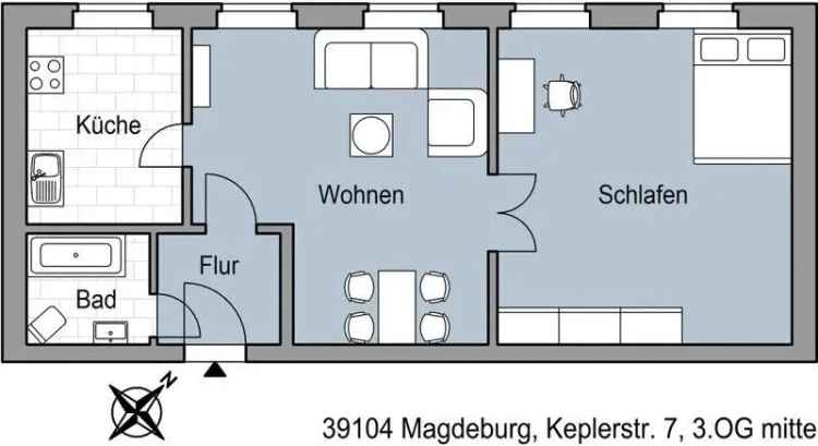 Altbauwohnung Altstadt nahe Hasselbachplatz