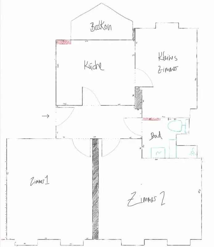 Wohnung mieten in Hürth Efferen freundliche 3 Zimmer Dachgeschosswohnung