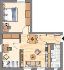 Wohnung (58.0 m²) zur Miete in Dortmund (Polliusweg 1, 44319 Dortmund, Germany)