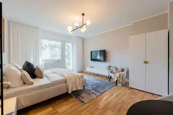 Luxus Apartment Berlin Lankwitz 40m² Voll möbliert Balkon