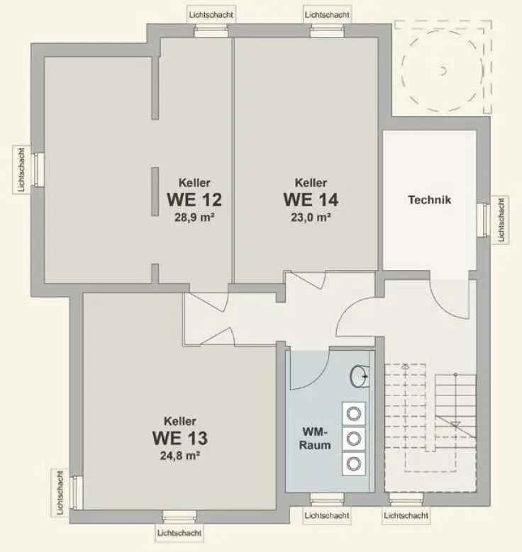 RUHIGE DACHGESCHOSS-WOHNUNG MIT 3 TERRASSEN