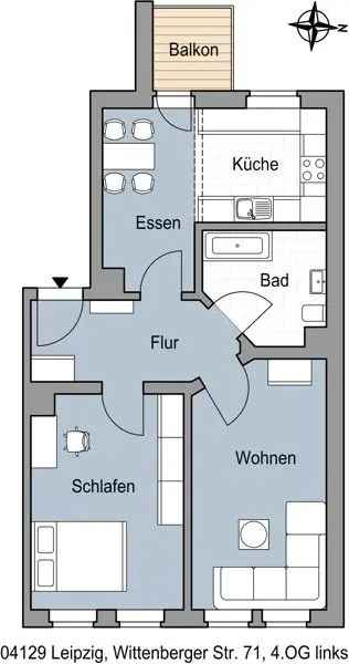 Die Wohnung befindet sich in den letzten Zügen der Sanierung!
