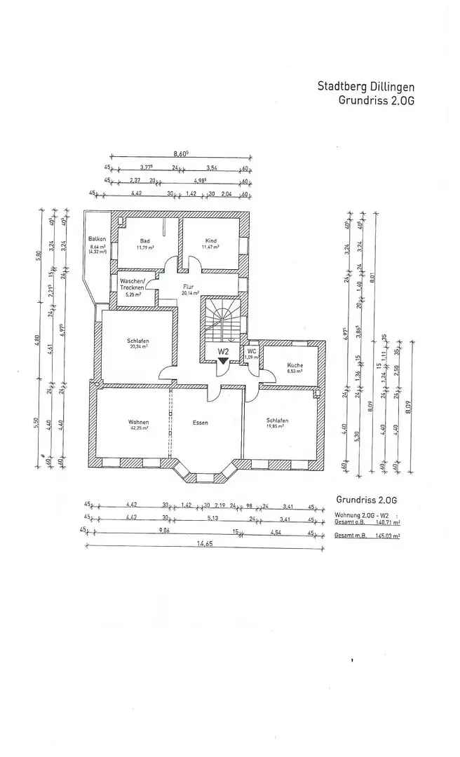 Geräumige 5-Zimmer Altbauwohnung in Dillingen