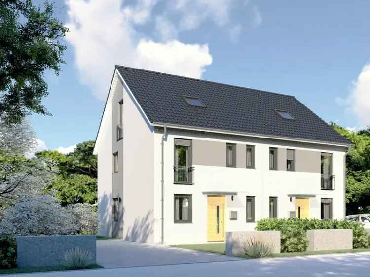 Neubau einer Doppelhaushälfte mit südlicher Ausrichtung in ruhiger Toplage in Bogenhausen-Denning