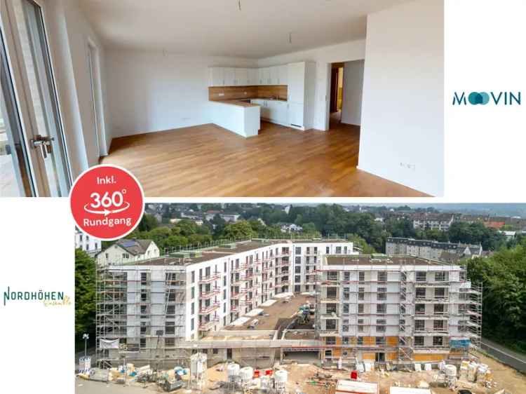 NEU, HELL & MODERN mit hohem Wohlfühlfaktor – 3-Zi.-Whg. mit Terrasse, EBK und schickem Bad im „Nordhöhen Ensemble“