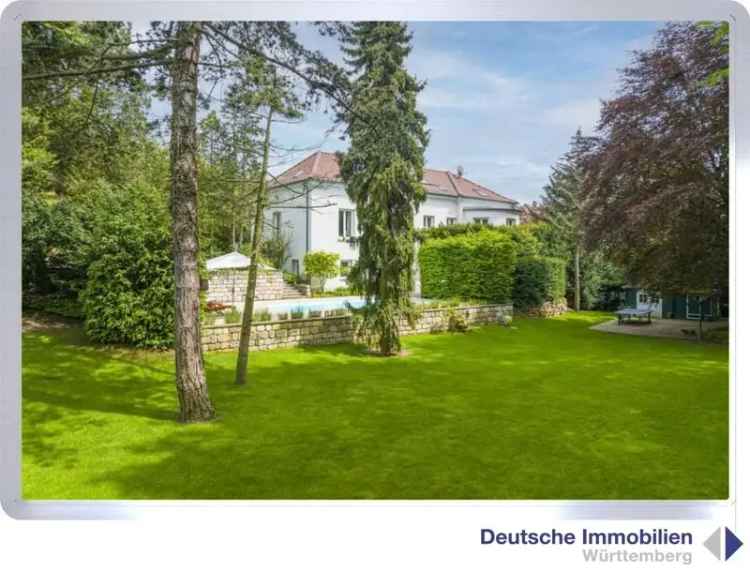 Exklusive Villa auf parkähnlichem Grundstück in Toplage von Stuttgart!