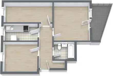 Wohnung (20.0 m²) zur Miete in München (Birkerstraße 34, 80636 Munich, Germany) - immosurf.de