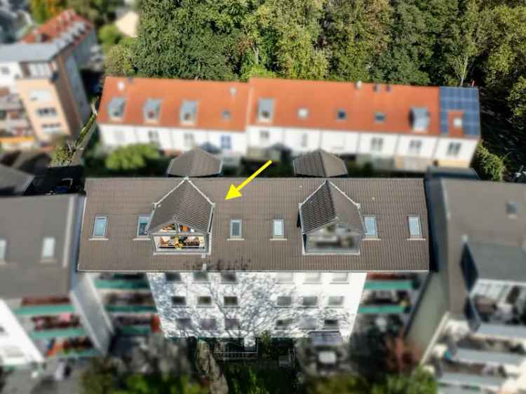 Lichtdurchflutete Dachgeschosswohnung mit Sonnenloggia in beliebter Wohnlage am Blücherpark!