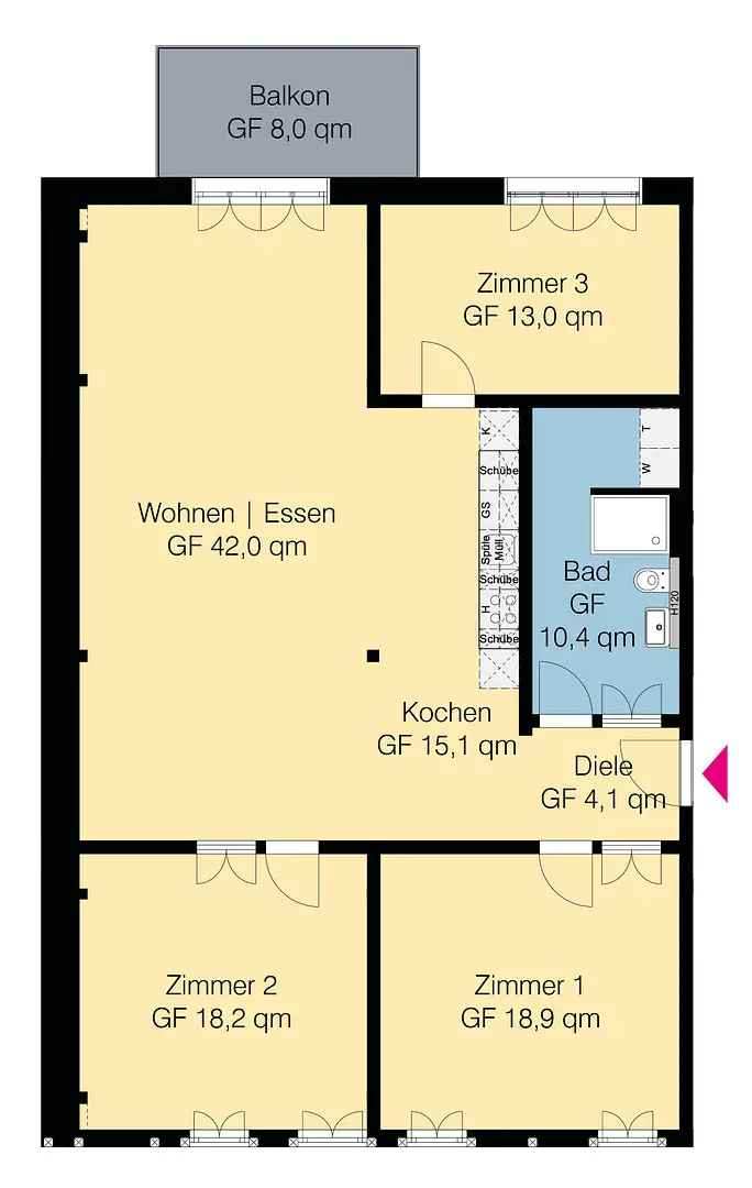 Einzigartige OG Wohnung - Fachwerk, autark, großer Balkon