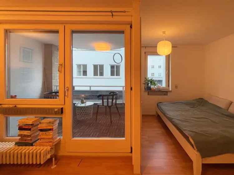 1-Zimmer Apartment Stuttgart Mitte Balkon 39qm Miete