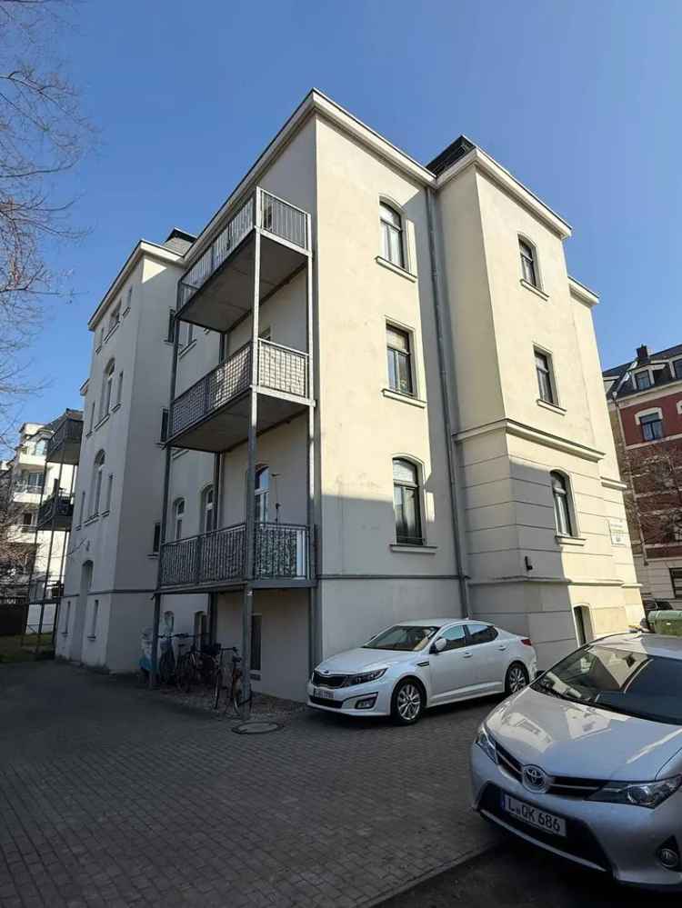 Gepflegte Einraumwohnung in Gohlis mit Balkon