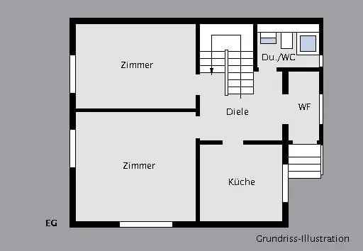 Gemütliche Doppelhaushälfte in Hoffeld