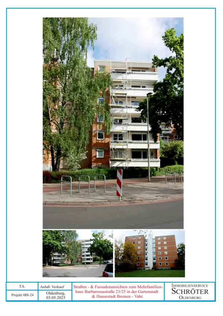 Attraktive Eigentumswohnung mit Garage in Bremen – Vahr