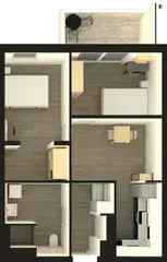 Wohnung (21.0 m²) zur Miete in Berlin (Rathenaustraße 25, 12459 Berlin, Germany)
