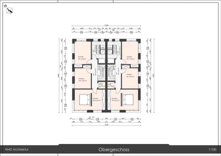 Twin-Häuser Neubau Othmarschen 185m²