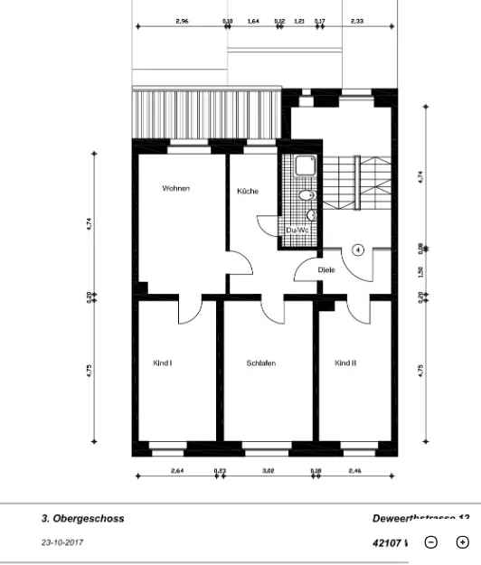 Großzügige 4-Zimmer-Wohnung in Wuppertal