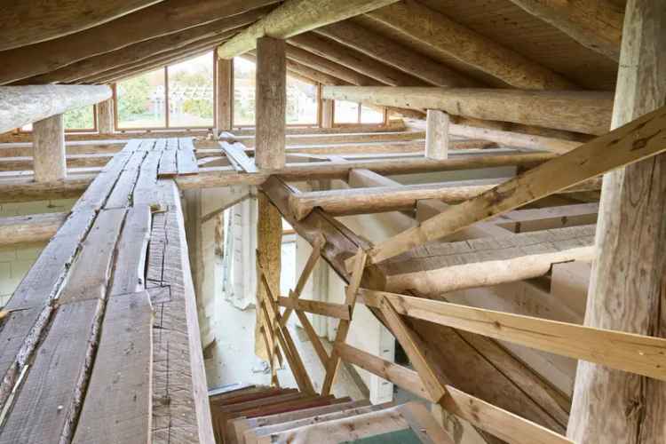 Traumhaftes Holzhaus: Wohnen mit großem, sonnigem Garten und naturnaher Lage