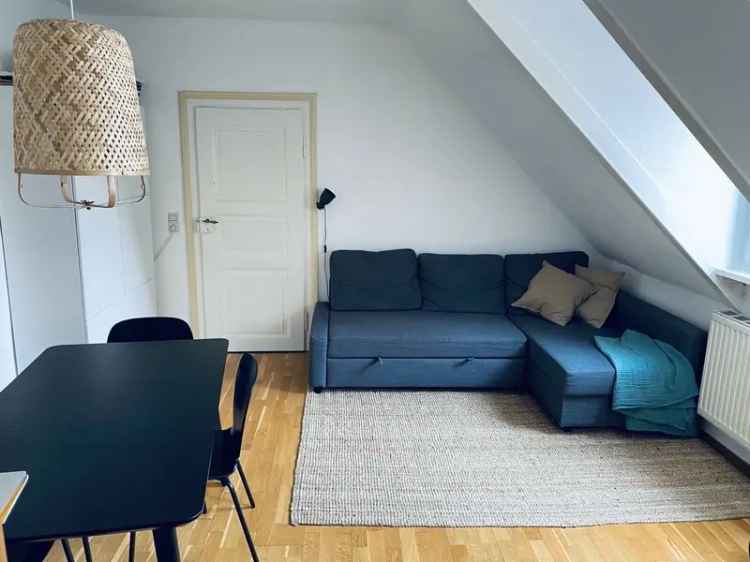 2 Zimmer Wohnung Oberwiehre Single Dachgeschoss Altbau