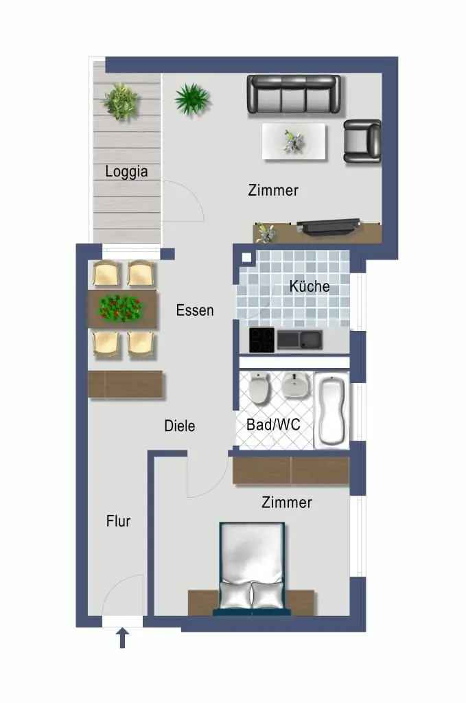 Kapitalanlage kaufen Wohnung Frankfurt-Oberrad mehrfamilienhaus