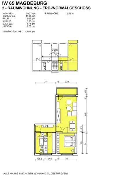 Gemütliche sonnige Wohnung ab Mai 2025! Rufen Sie an Tel. NR. 0160 90540059