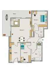 Wohnung (97.0 m²) zur Miete in Köln (Bertoldistraße 9, 51065 Cologne, Germany)