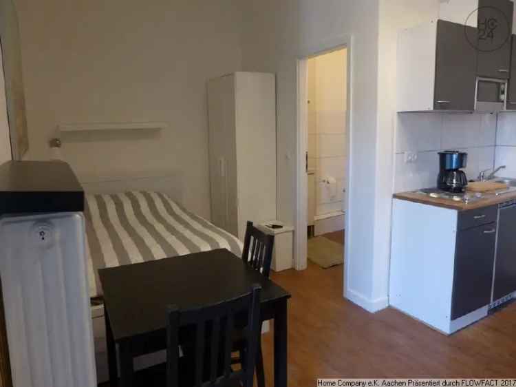 Mieten schickes 1-Zimmer-Apartment in Aachen-City mit Balkon