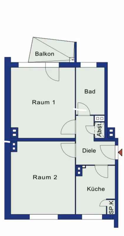 Spandau Wohnung mit Balkon - Ruhig gelegen