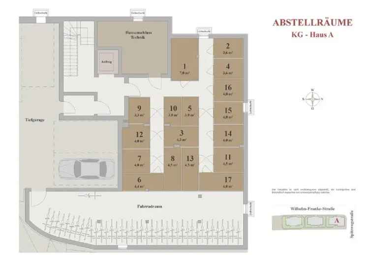 3-Raum-Wohnung in Dresden mit Terrasse und Keller