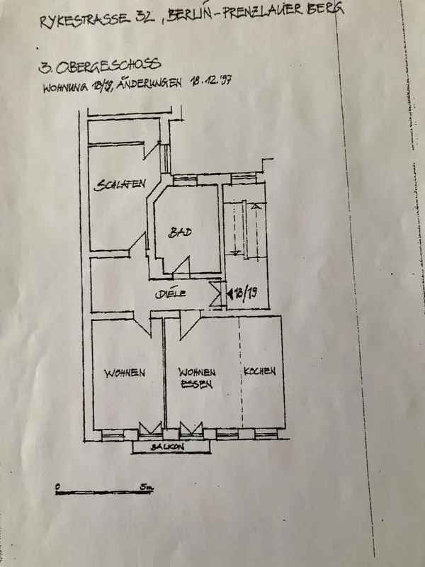 Mieten Wohnung in Pankow Berlin mit Balkon und Wohnküche