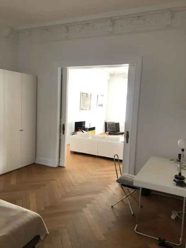 Altbauwohnung Hamburg Harvestehude 100qm Balkon