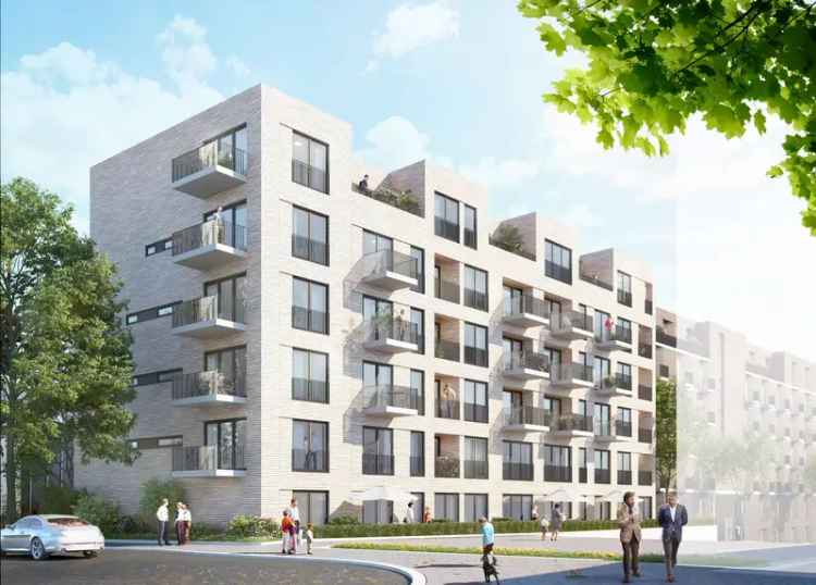 Neubau-Erstbezug – 3-Zimmerwohnung mit Einbauküche und Dachterrasse am zukünftigen Gleisbogenpark