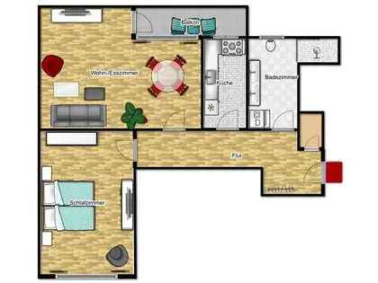 Wohnung (84.0 m²) zur Miete in Essen (Anna-Heinemann-Weg 15, 45131 Essen, Germany)