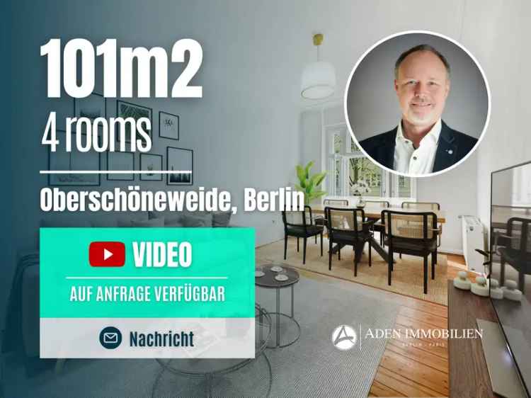 4 Zimmer Altbauwohnung Berlin Oberschöneweide Ruhiglage