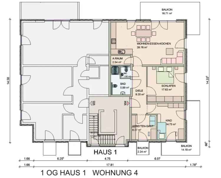 Luxuswohnungen Mannheim Hanauer Platz 106-210m²