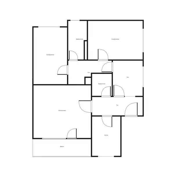 Frisch Saniert! Lichtdurchflutete 3-Zimmer-Wohnung mit Gäste-WC und Balkon