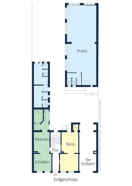 Wohnhaus + Gewerbefläche mit historischem Charme in Gerresheim. Berufliche Eigennutzung möglich.