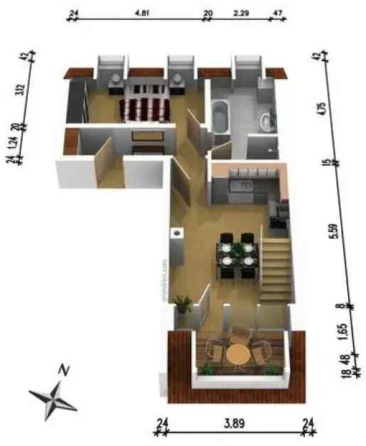 Extravagant wohnen mit Kamin, Loggia. .. Erstbezug!