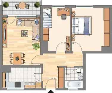 Wohnung (68.0 m²) zur Miete in Dortmund (Rauschenbuschstraße 11, 44319 Dortmund, Germany)
