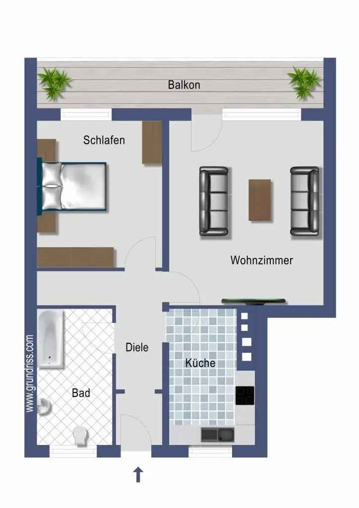 Kapitalanlage in Köln 2-Zimmerwohnung am Mülheimer Bahnhof