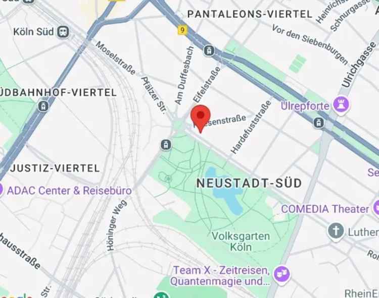 Exklusive Wohnung am Volksgarten mit modernem Komfort