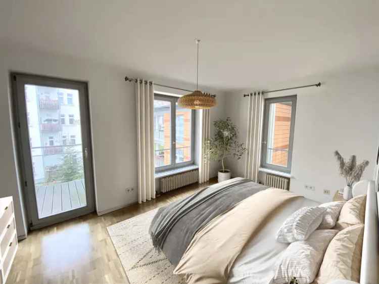 91m² Wohnung Gohlis Süd 4 5 Zimmer Balkon Aufzug Duplex Parkplatz Keller