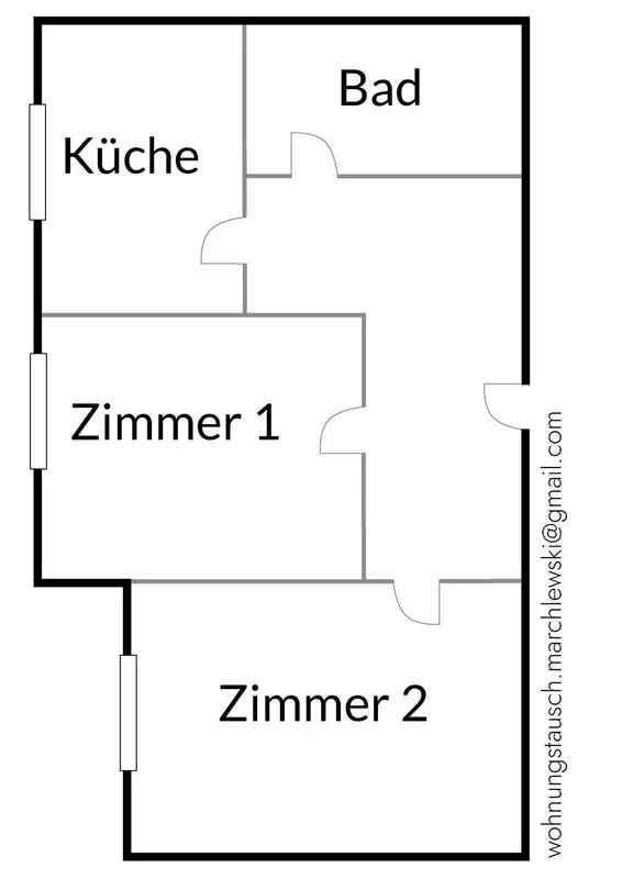 Mieten Altbauwohnung 2 Zimmer Friedrichshain mit Garten