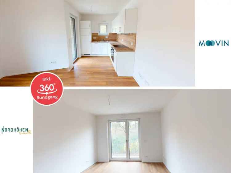 NEUBAU „Nordhöhen Ensemble“: Moderne 2-Zimmer-Wohnung mit EBK und BALKON