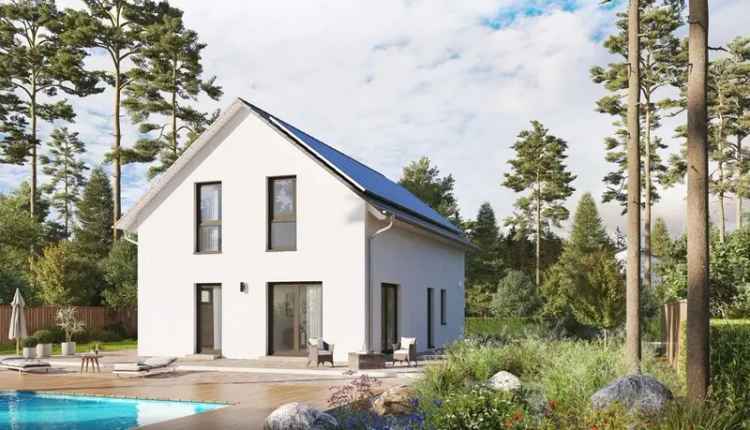 Familienparadies 134m²: Haus mit Garten Terrasse 3 Schlafzimmer