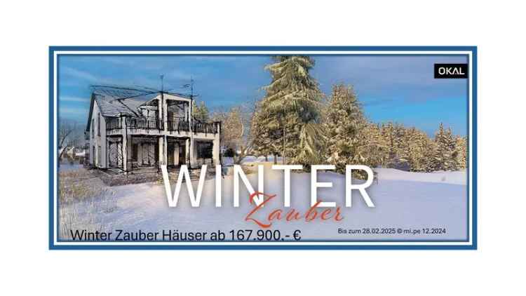 Winterzauber mit 7 exklusiven Aktionshäusern ab 167.900, – EUR Stadtvilla ohne Grundstück!