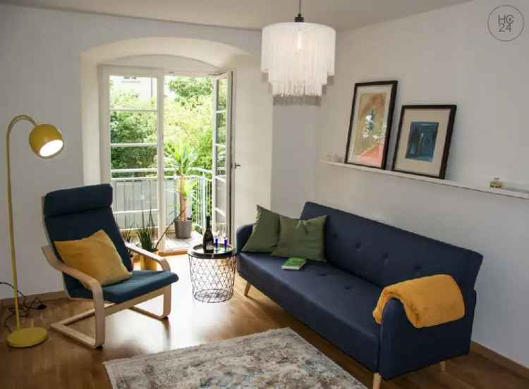Möblierte 2,5 Zimmer Altbauwohnung mit Balkon in Kempten / Zentrum