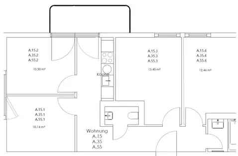 WG-Zimmer (34.7 m²) zur Miete in Berlin (Gangnam Korean Chicken, Nazarethkirchstraße 45, 13347 Berlin, Germany) - immosurf.de