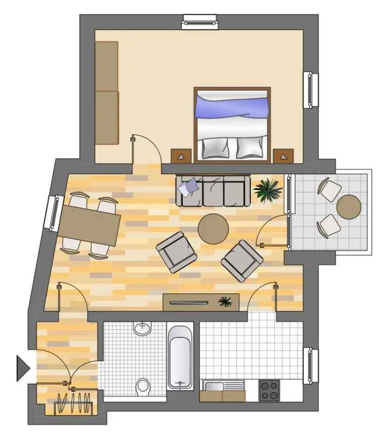 2-Zimmer-Wohnung in Dortmund Innenstadt-Nord