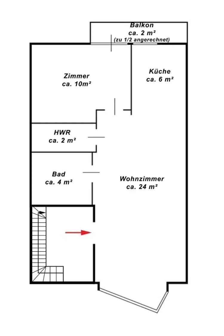 Mehrfamilienhaus mit Gewerbeeinheit in Neustadt Bremen